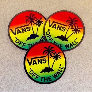 2/$10 NEW Vans Sticker Trio Set